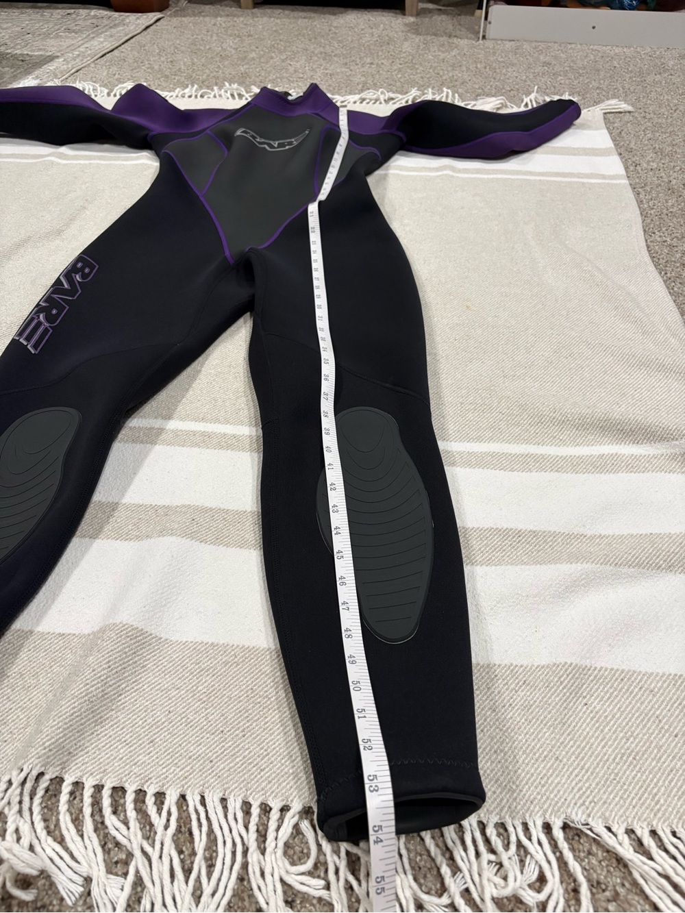 Vintage BARE Women’s 11-12 Purple & Black Aqualite Full Wetsuit - Picture 9 of 13